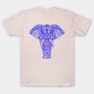 Blue Elephant Mandala T-Shirt